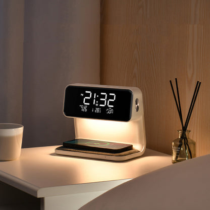 Lamp Wireless Charging with Alarm