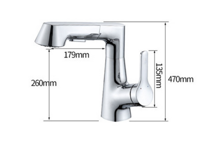 Extendable Basin Faucet