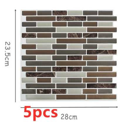 Rounded Mosaic Tiles Stickers