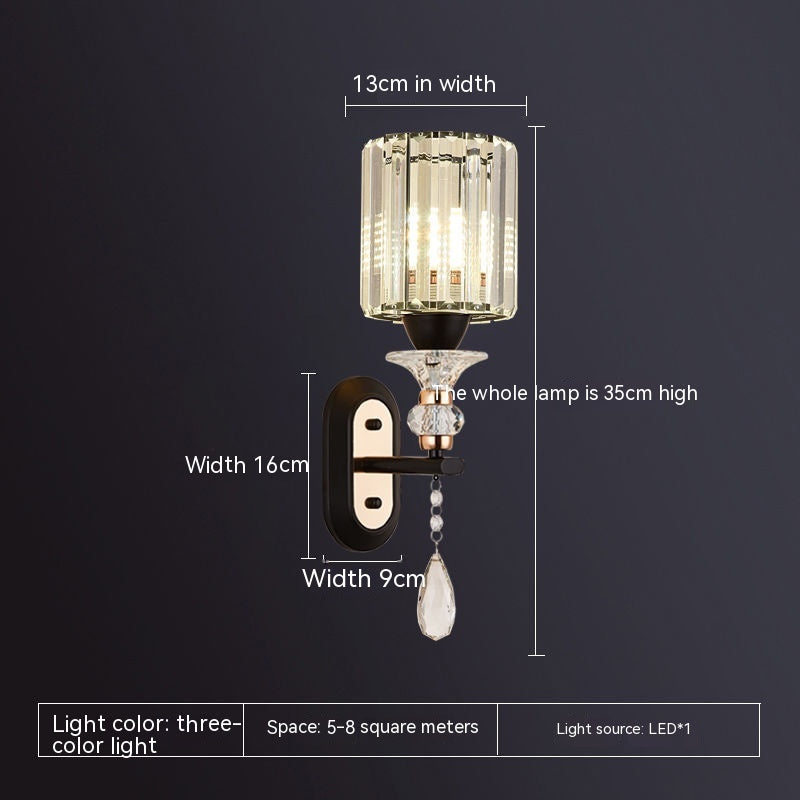 Luxury Wall Lamp Simple whit Eye Protection