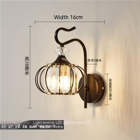 Luxury Wall Lamp Simple whit Eye Protection