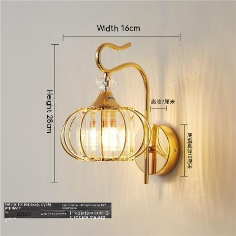 Luxury Wall Lamp Simple whit Eye Protection