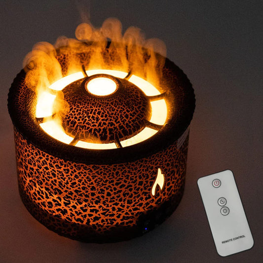 Volcano Aromatherapy  Spray Jellyfish Air Flame Humidifier Diffuser