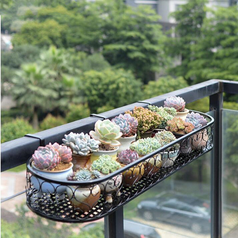 Balcony Hanging Flower Pot Rack