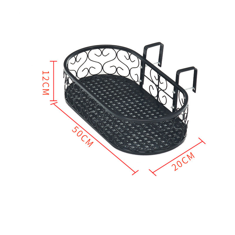 Balcony Hanging Flower Pot Rack